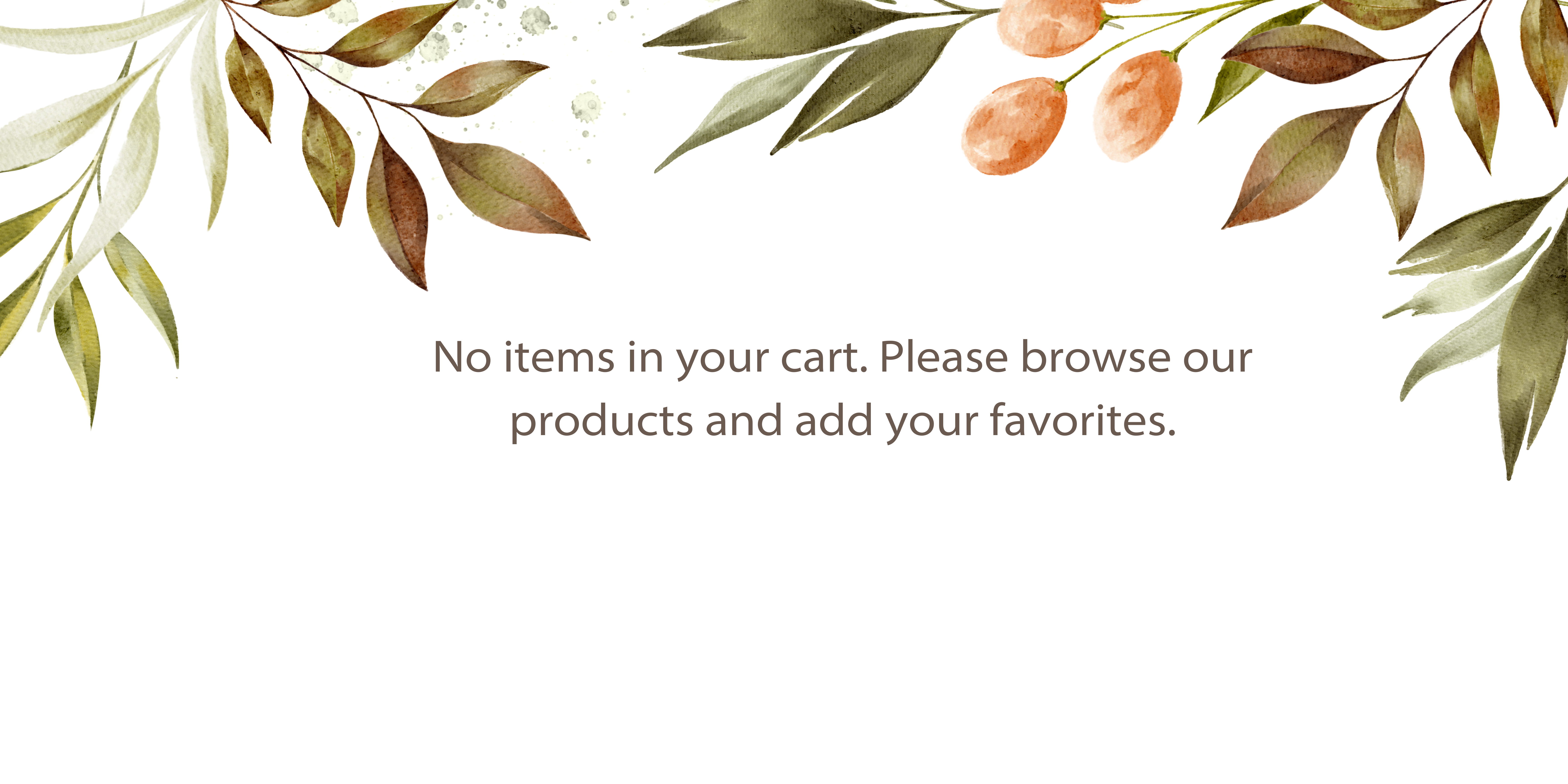 Cart is empty